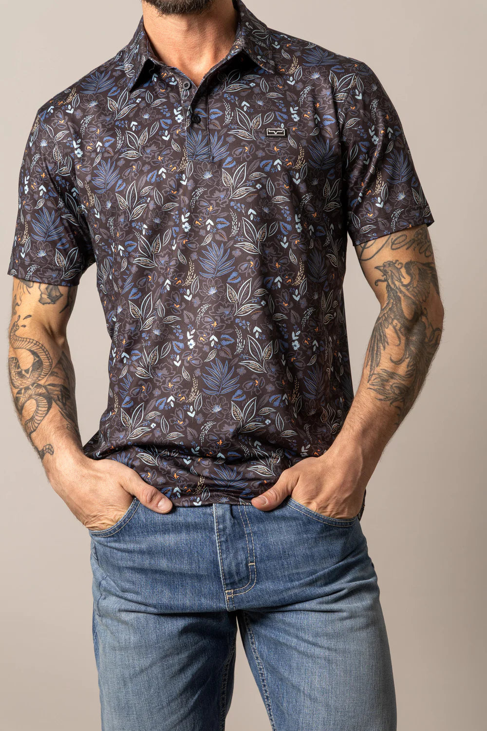 Kimes Ranch Men's Bartram Short Sleeve-Black