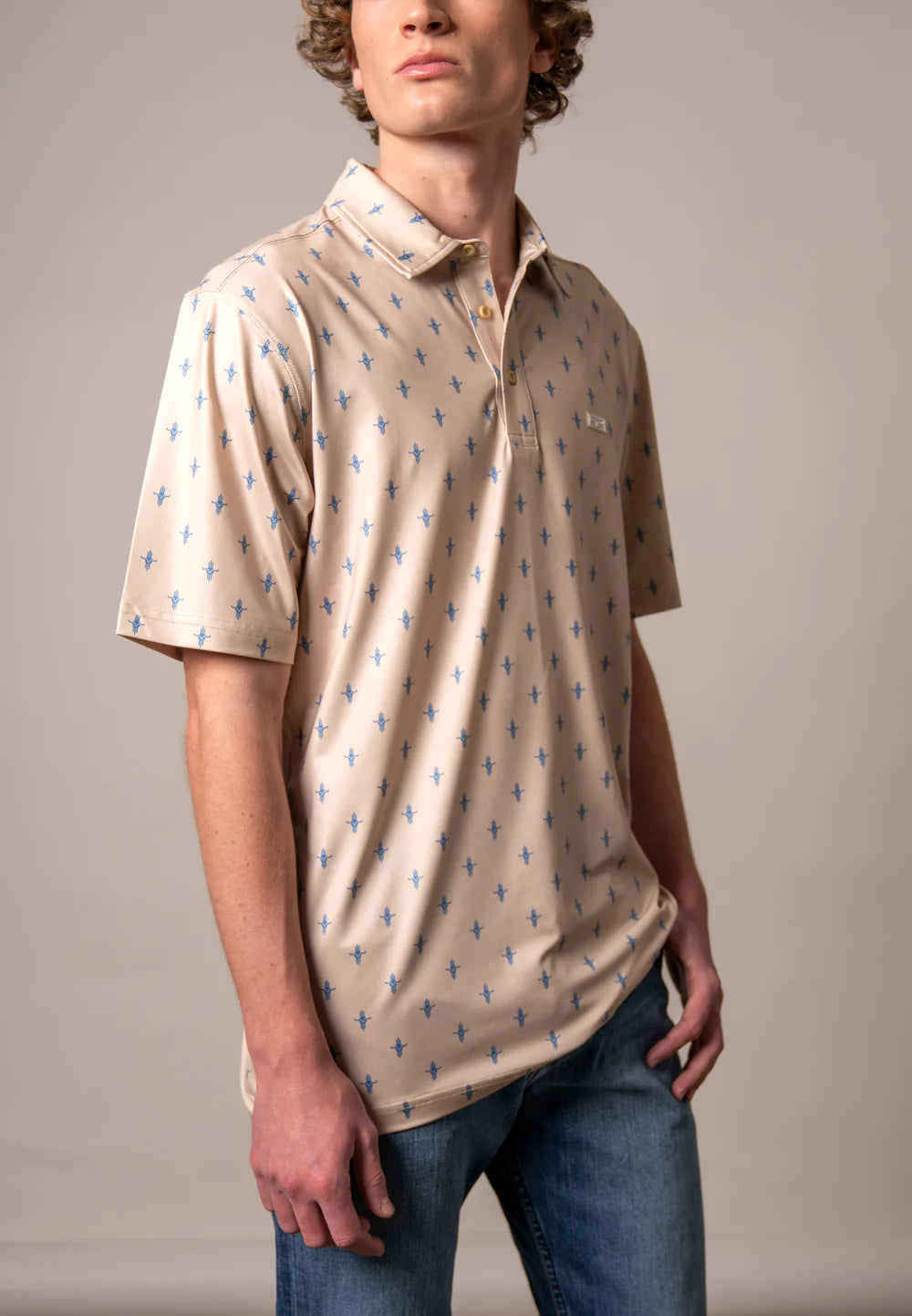 Kimes Ranch Men's Bartram Short Sleeve-Natural