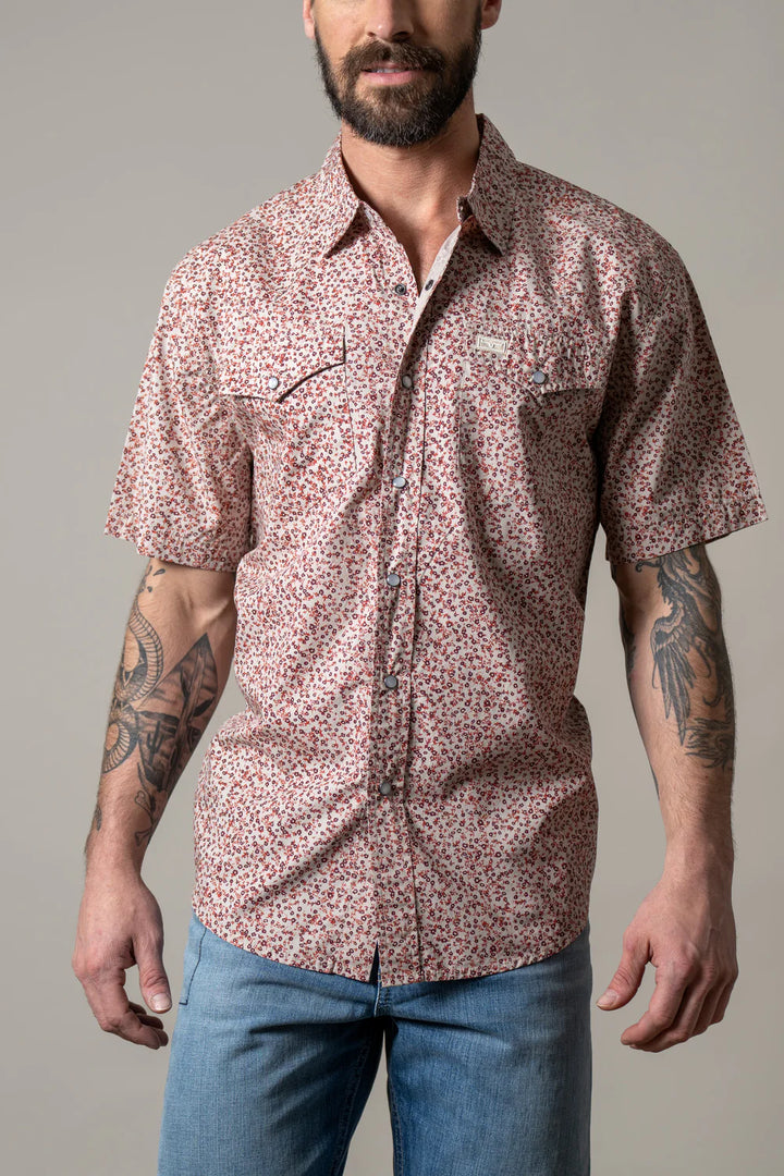 Kimes Ranch Men's Bascom Short Sleeve-Red