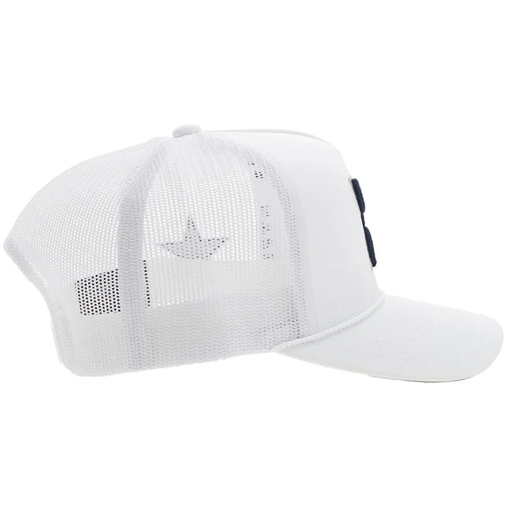 Hooey "Dallas Cowboys" Hat White W/Navy & Grey Hooey Logo