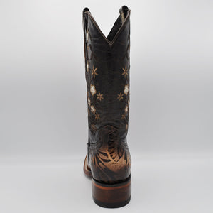 Luma Cincelada Women's Bulldog Sand Square Toe Western Boots