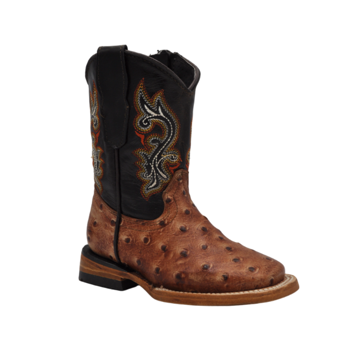 Gavel Kid's Bulldog Ostrich Shedron Boot