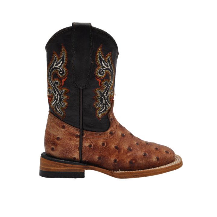 Gavel Kid's Bulldog Ostrich Shedron Boot