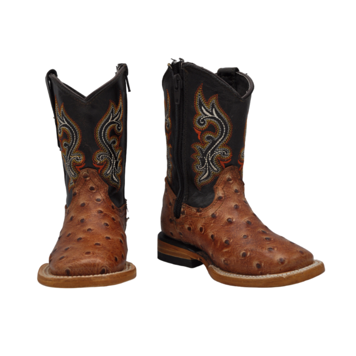 Gavel Kid's Bulldog Ostrich Shedron Boot