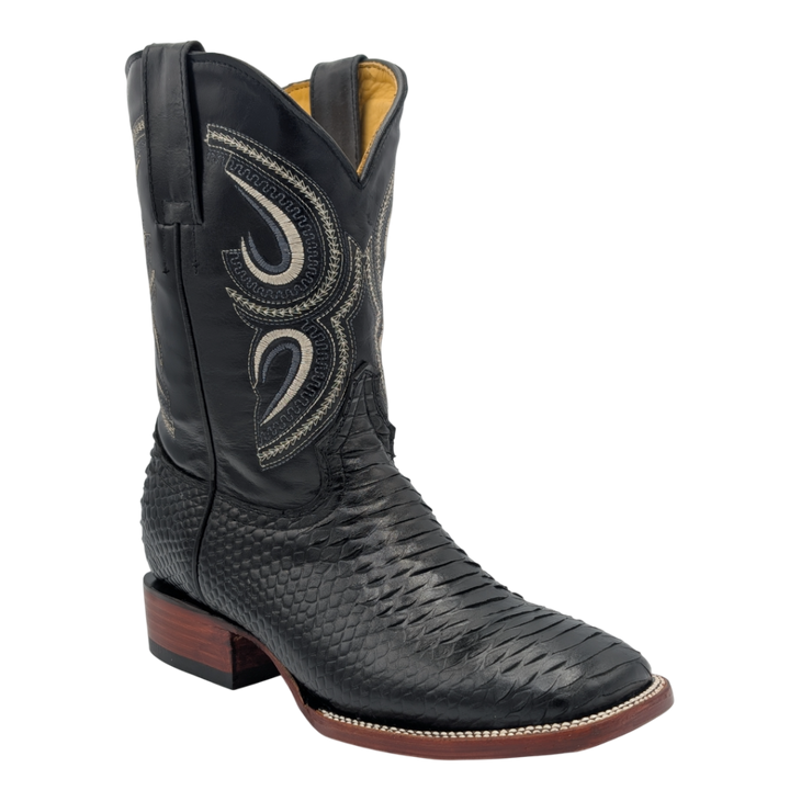 Gavel Big Kid's Python Print Black Boot