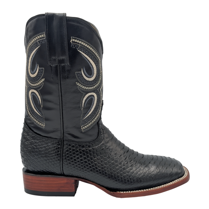Gavel Big Kid's Python Print Black Boot
