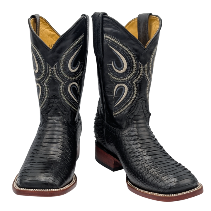 Gavel Big Kid's Python Print Black Boot