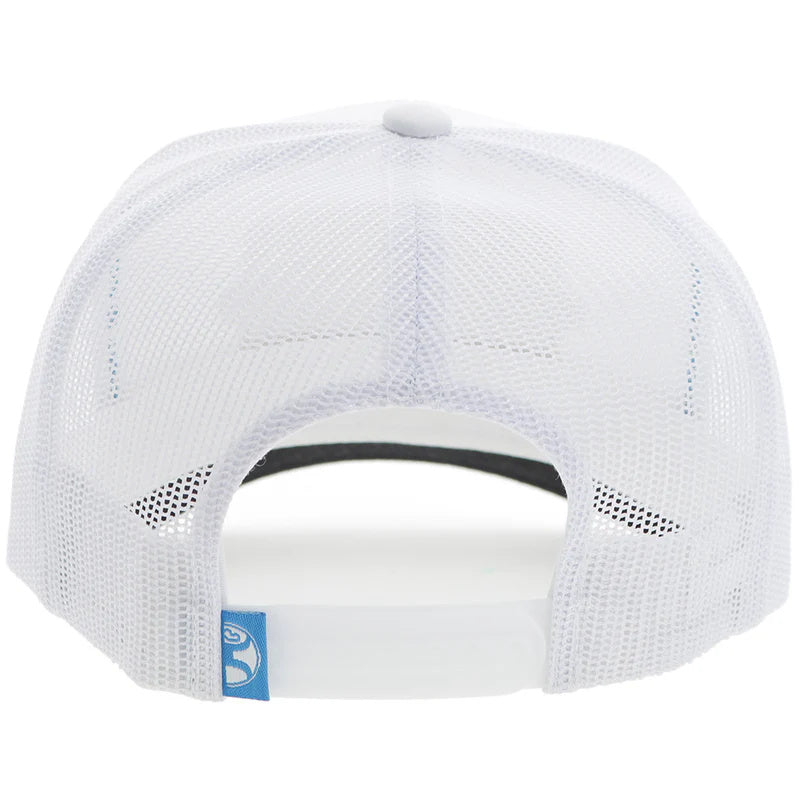 Hooey "Diamond" Hooey Hat White W/Blue/Yellow Patch