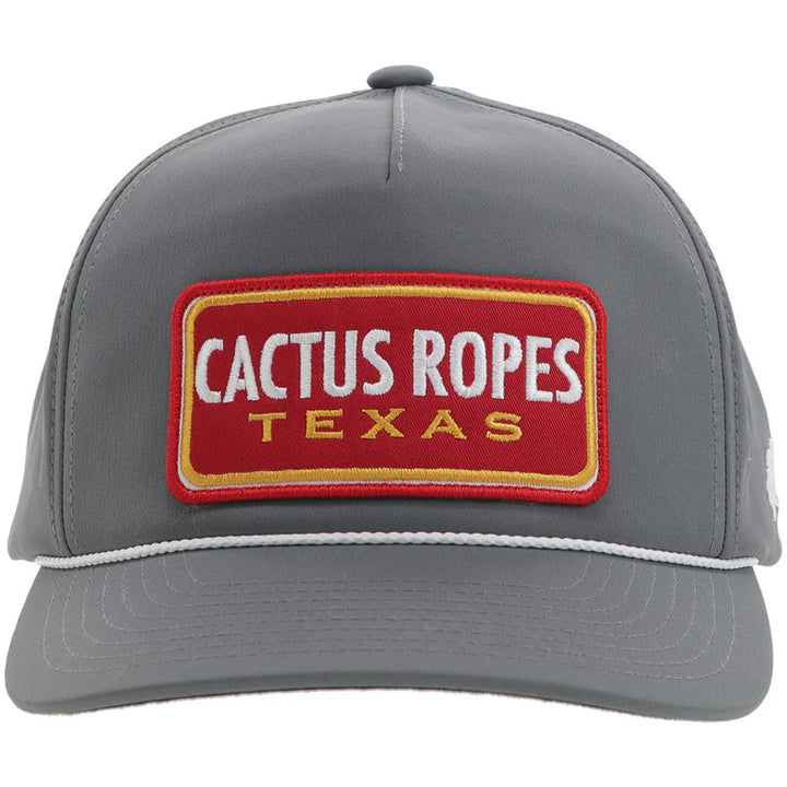 Hooey Cactus Ropes Grey W/ Red/White Patch