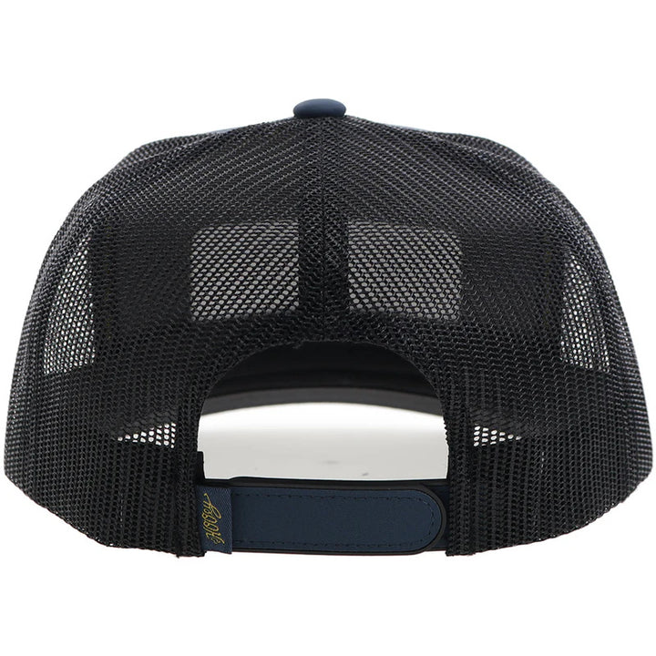 Hooey "Rodeo" Hooey Hat Navy/Black w/Navy/White/Yellow Patch