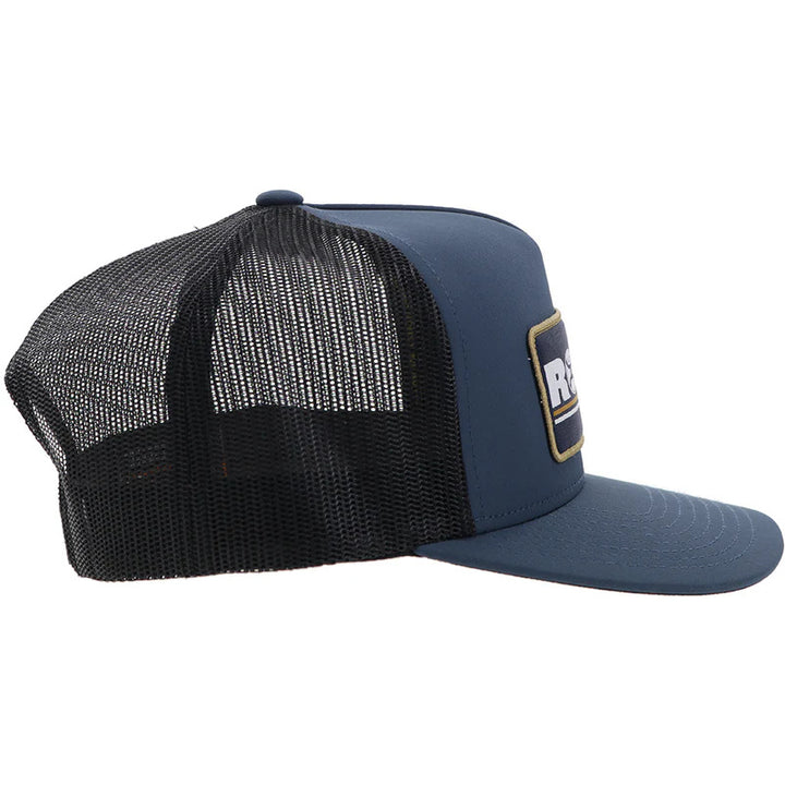 Hooey "Rodeo" Hooey Hat Navy/Black w/Navy/White/Yellow Patch