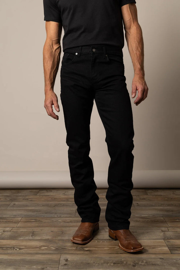 Kimes Ranch Men's James Black Boot Cut Jeans