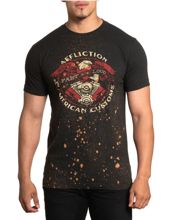 Affliction Richmond S/S T-Shirt Pebble Wash