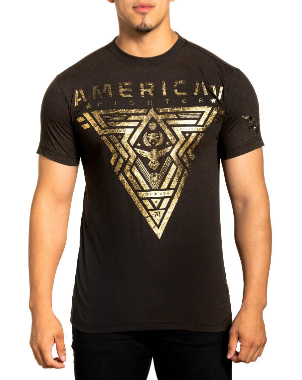American Fighter Elmore T-Shirt Sepia/Black