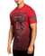 American Fighter Cardwell T-Shirt Cherry/Dark Cherry