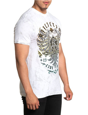 Affliction Dismantled S/S T-Shirt White