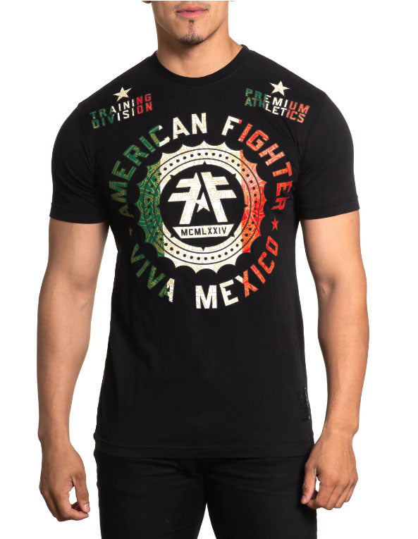 American Fighter Viva Mexico T-Shirt Black