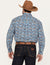 Roper Men's Long Sleeve Allover Amarillo Paisley Print Snap Shirt
