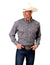 Roper Men's Long Sleeve Amarillo Allover 2 Pocket Valley Paisley Print Shirt