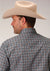 Roper Men's Amarillo Allover Print Silver Foulard Long Snap Shirt