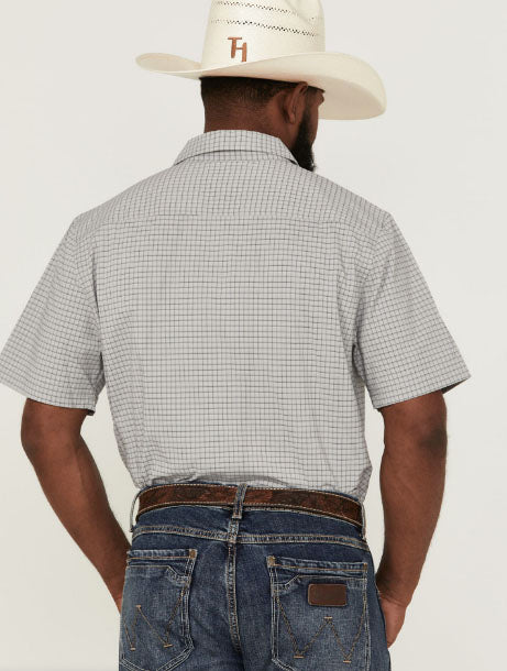 Kimes Ranch Men's Spyglass Mini Check Grey Shirt