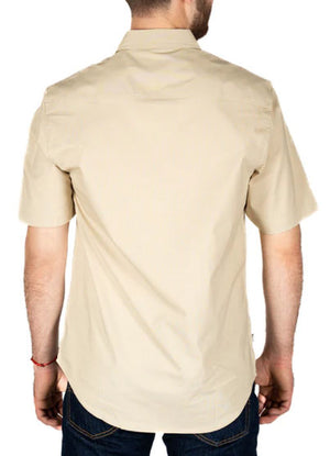 Kimes Ranch Men's Linville Short Sleeve Solid Khaki Shirt