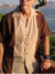 D'Accord Men's Bowling Shirt Brown/Beige