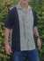 D'Accord Men's Casual Shirt Sage/Black 5878