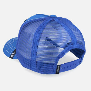 Goorin Bros Kid's Stripe Earner Blue Trucker  Hat