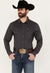 Kimes Ranch Men's Blackout Long Sleeve Snap Charcoal Shirt