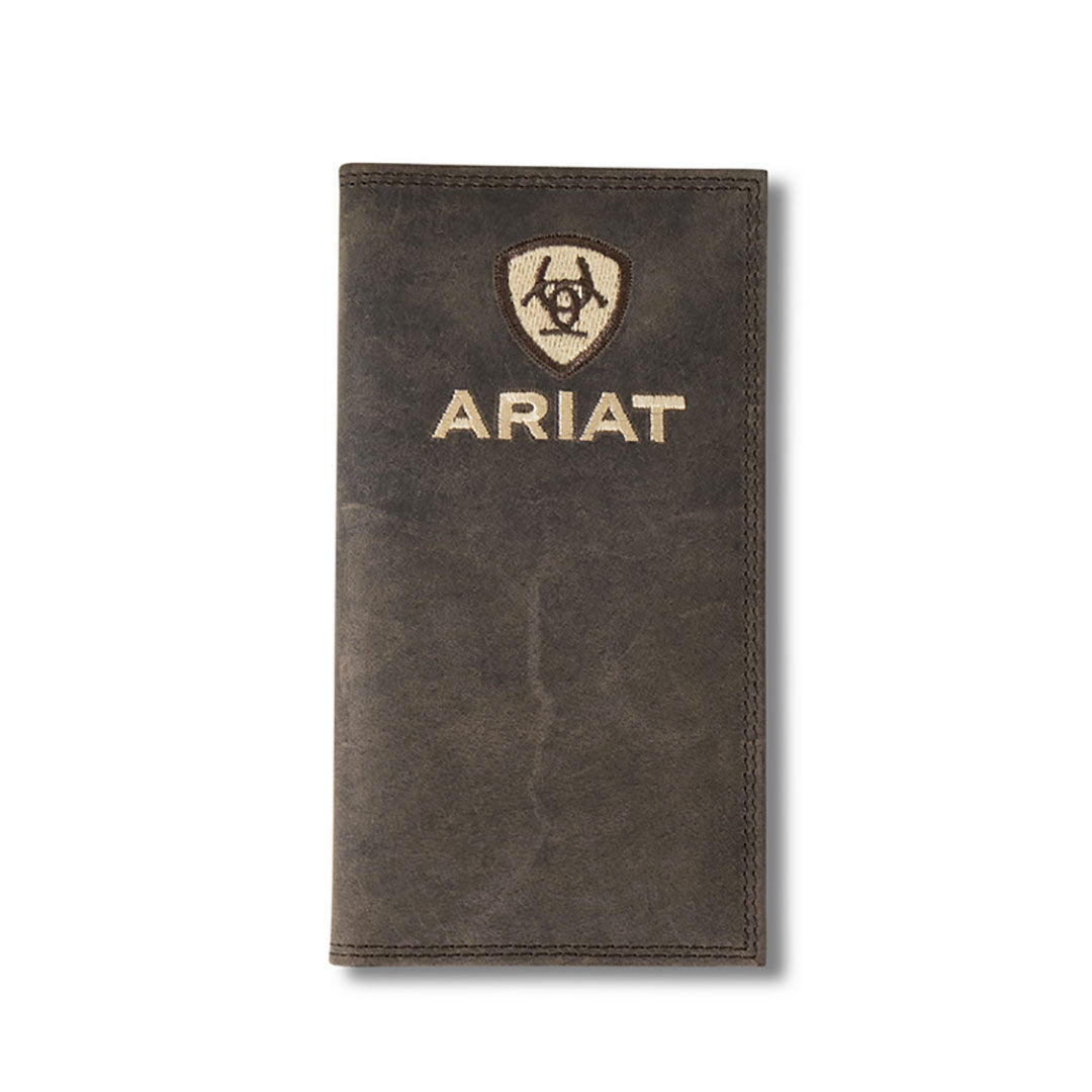 Ariat Rodeo Crazy Horse Ariat Embroidered Logo Wallet