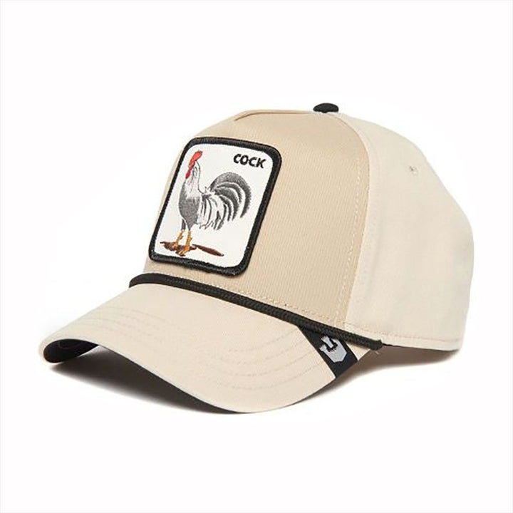 Goorin Bros Rooster 100 Cream Trucker Hat