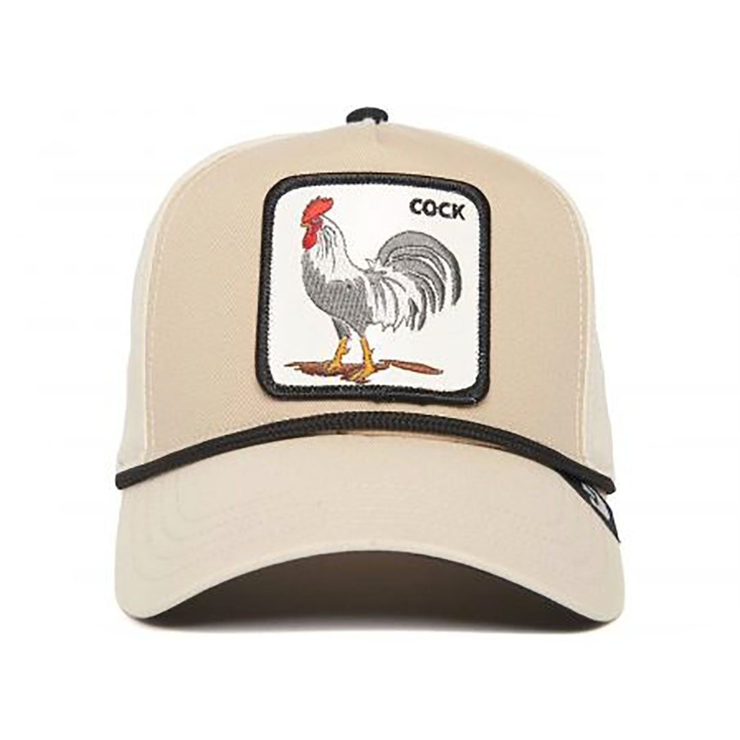 Goorin Bros Rooster 100 Cream Trucker Hat