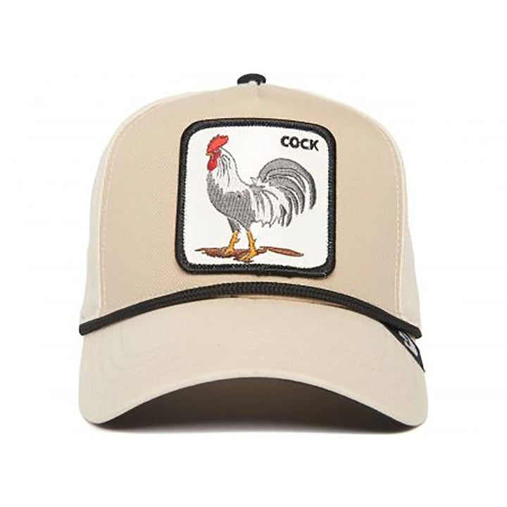 Goorin Bros Rooster 100 Cream Trucker Hat