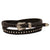 M&F Western Black Hair and Ball Hat  Band