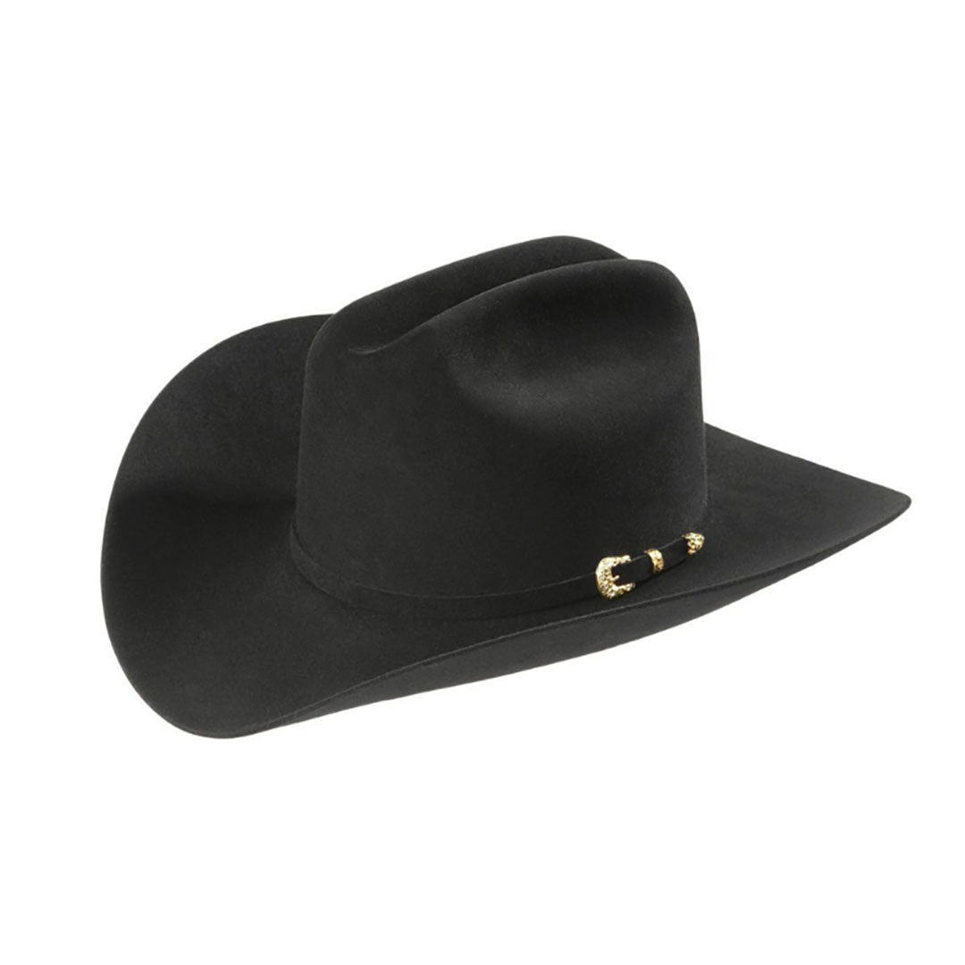 Larry Mahan 30X Opulento Black Felt Cowboy Hat