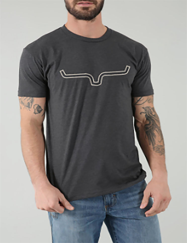 Kimes Ranch Men's Outlier Tee Charcoal