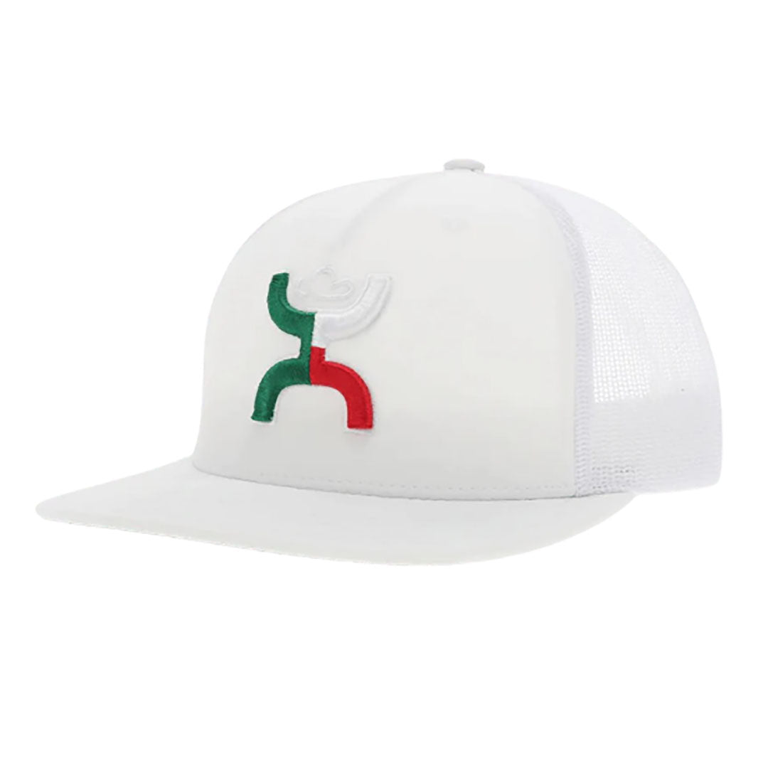 Hooey Boquillas White with Red/White/Green Hooey Logo Cap