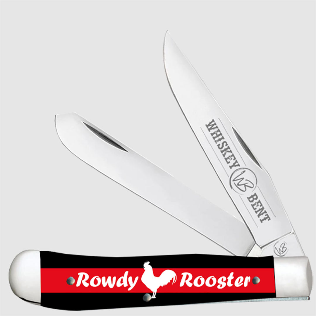 Whiskey Bent Rowdy Rooster Trapper Knives