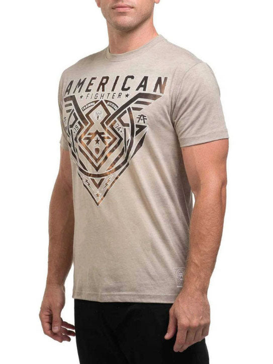 American Fighter  Oakview Short Sleeve Tee T-Shirt - Sand