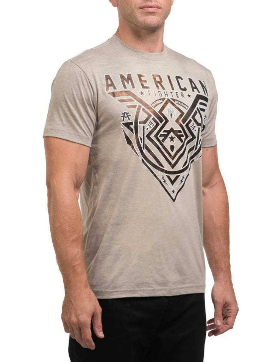 American Fighter  Oakview Short Sleeve Tee T-Shirt - Sand