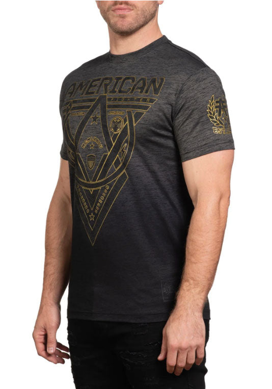 American Fighter Baldridge Short Sleeve Tee T-Shirt - Black Mass