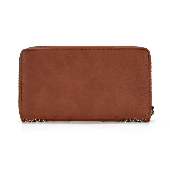 Wrangler Bandana Paisley Print Wallet -Brown