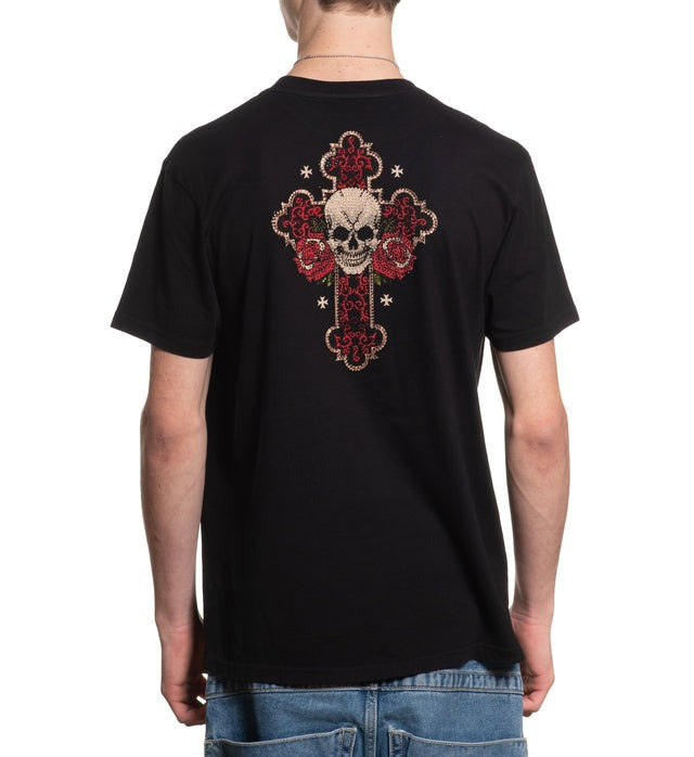 Affliction Descending Fate Short Sleeve T-Shirt - Black