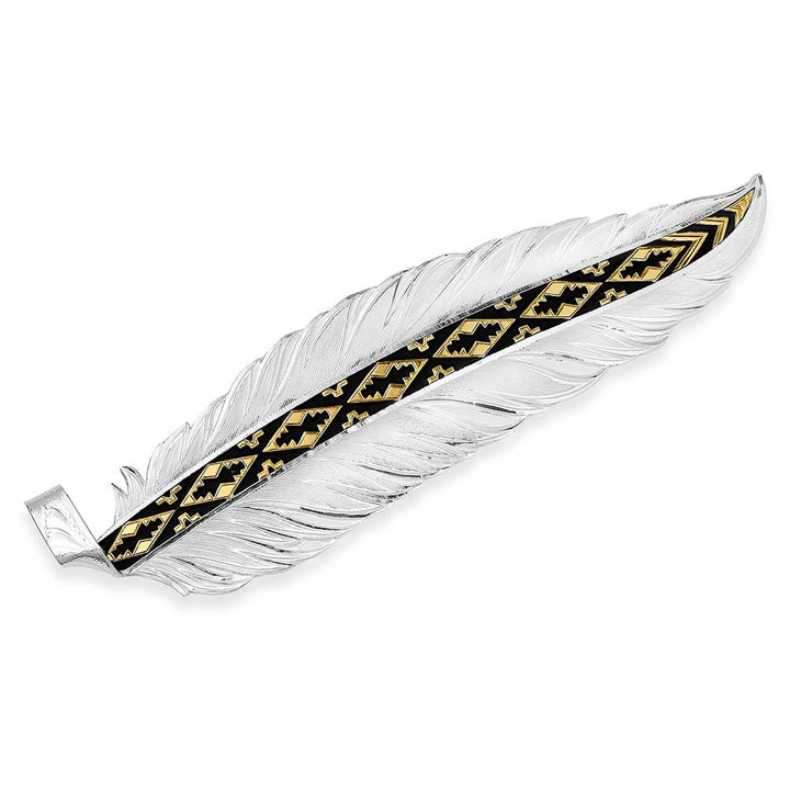 Montana Silversmiths Trust and Honor Hat Feather