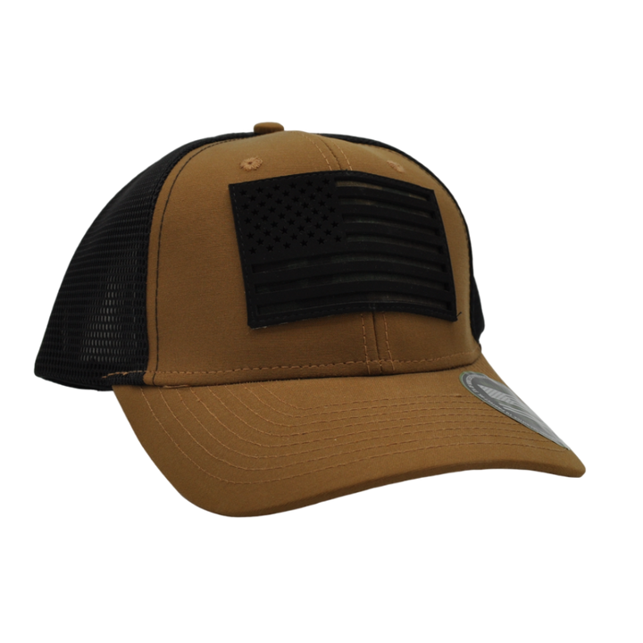 Howitzer Camo Flag Hat - Brown