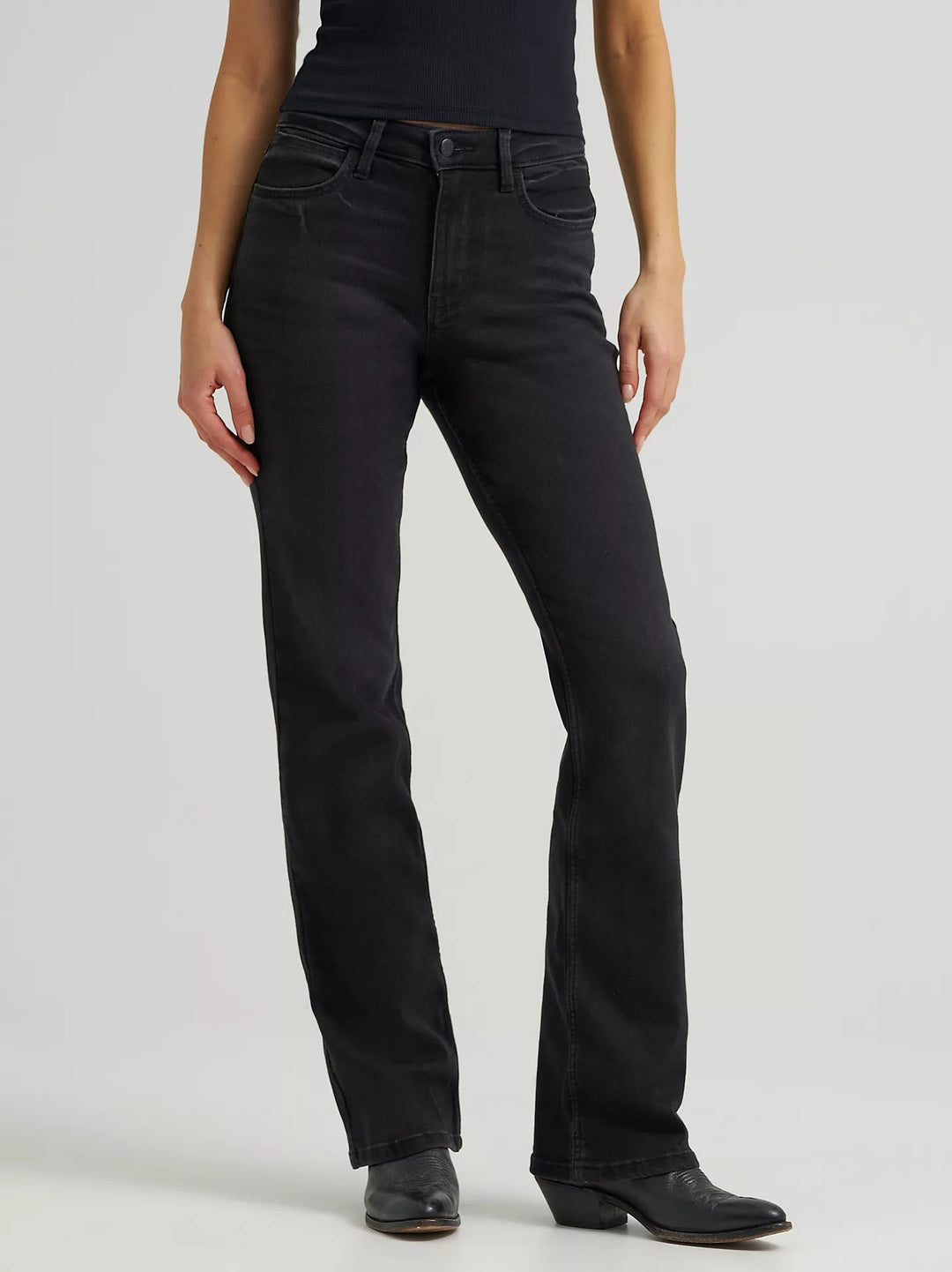 Women's Wrangler High Rise Bold Boot Jean - Black