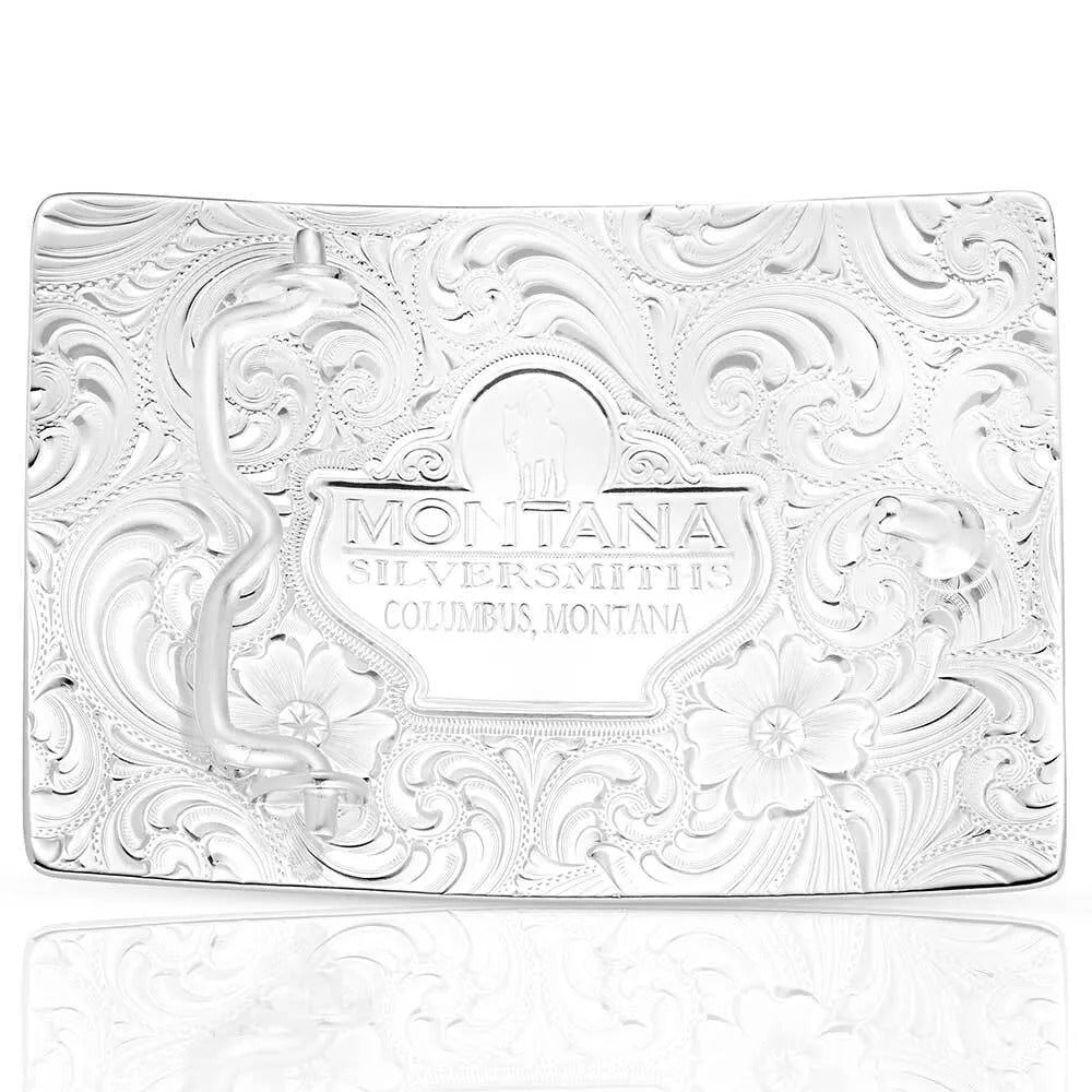 Montana Silversmiths Santa Fe Sunrise Buckle with Longhorn