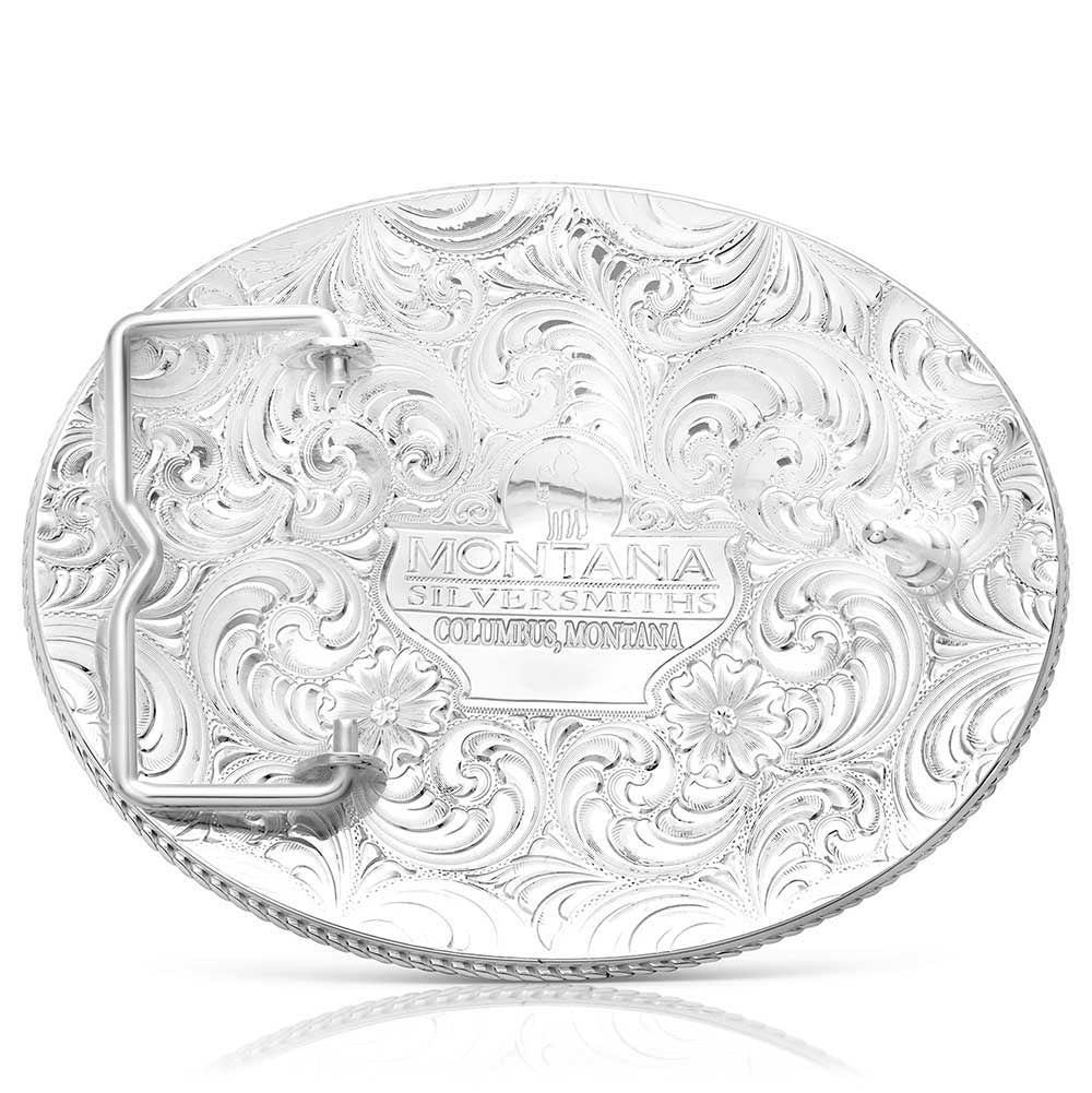 Montana Silversmiths Southwest Sun Large Buckle with Longhorn