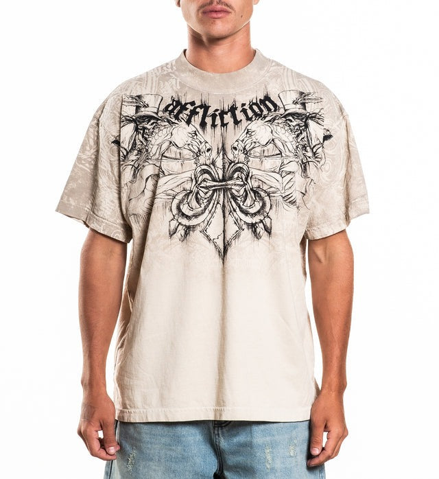 Affliction Riders Short Sleeve T-Shirt - Sand